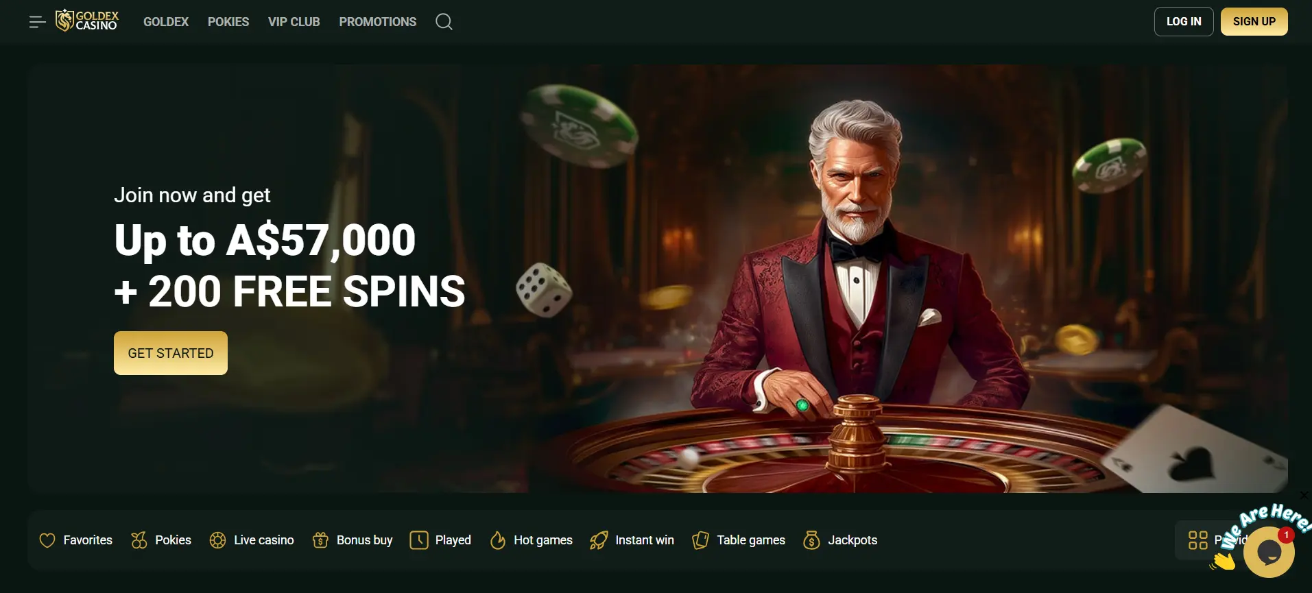 Goldex Casino Willkommensbonus